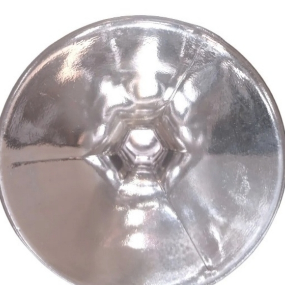 Vintage Imperial Tulip & Cane Glass Goblet #9 Pecorah Malvern Clear Glass EAPG - Picture 7 of 9